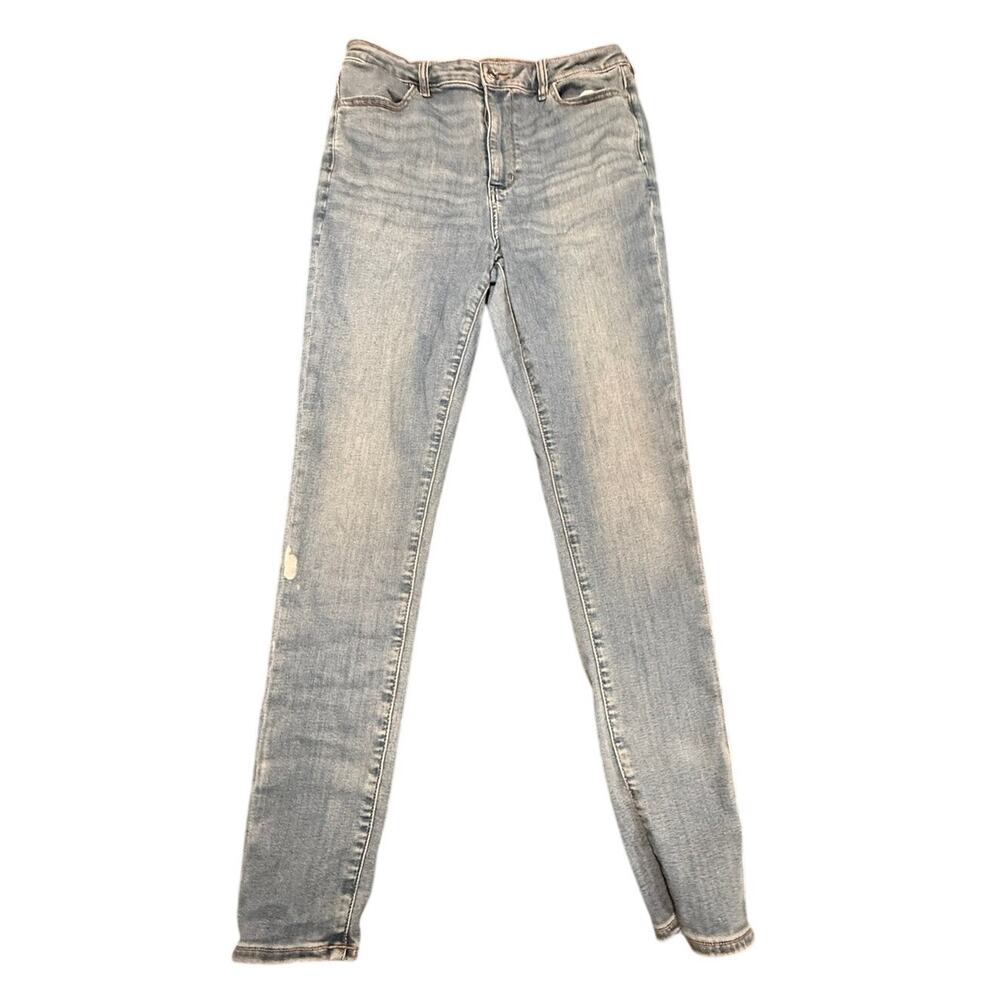 American Eagle Women's Blue Super High-Rise Jegging Jeans Size 12 Long